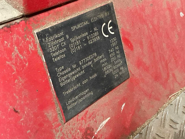 1997 spijkstaal 1230 industriële trekker - afbeelding 6 van  15