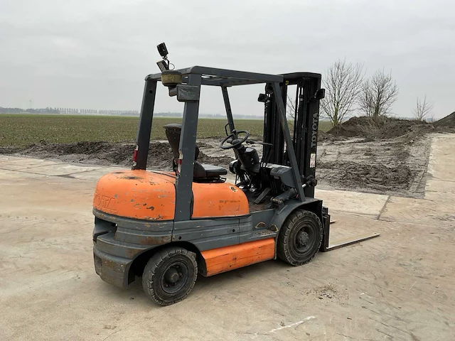 1997 toyota 6fd-25 vorkheftruck - afbeelding 10 van  15