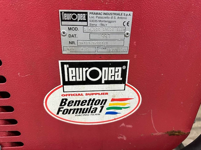 1997 yanmar l'europea stroomgenerator - afbeelding 4 van  4