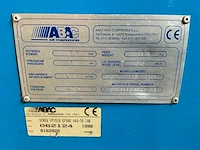 1998 abac vt 1510 ef 500 schroefcompressor - afbeelding 9 van  17