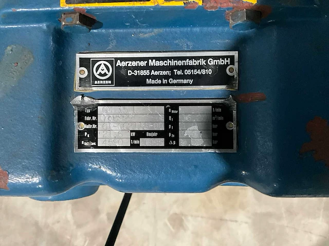 1998 aerzen gm15l lobbenblower - afbeelding 10 van  11