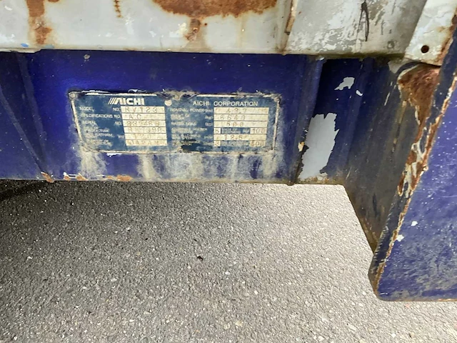 1998 aichi rv123 rups schaarhoogwerker - afbeelding 13 van  20