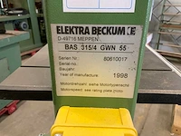 1998 bändsäge bas 315 lintzaagmachine - afbeelding 8 van  8