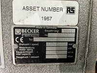 1998 becker u 4.70 sa/k vacuümpomp - afbeelding 7 van  7