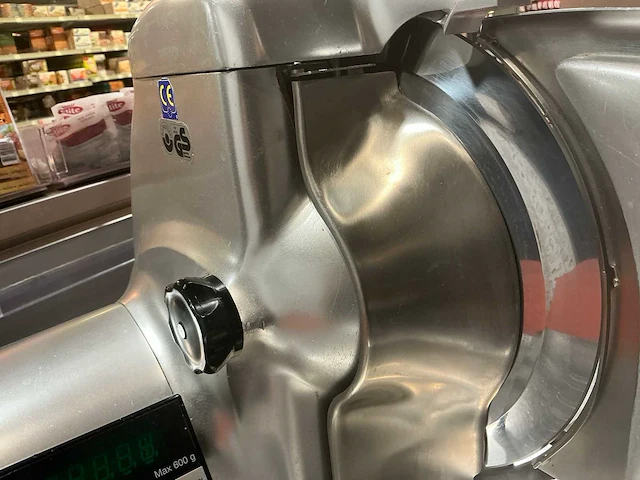 1998 berkel 834 s vleeswarensnijmachine met weegplateau - afbeelding 2 van  14