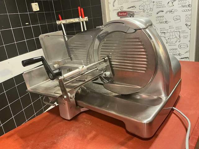 1998 berkel 834 s vleeswarensnijmachine met weegplateau - afbeelding 10 van  14