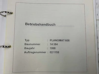 1998 blohm planomat 608 vlakslijpmachine - afbeelding 18 van  25