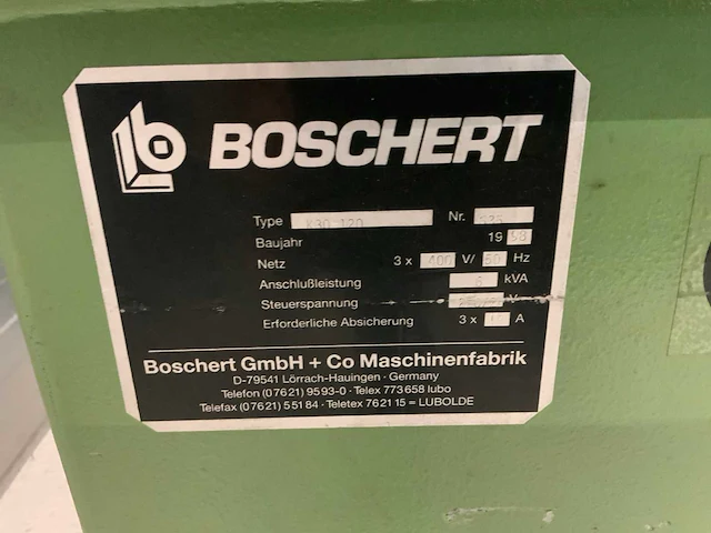 1998 boschert k 30-120 uithoekschaar - afbeelding 9 van  9