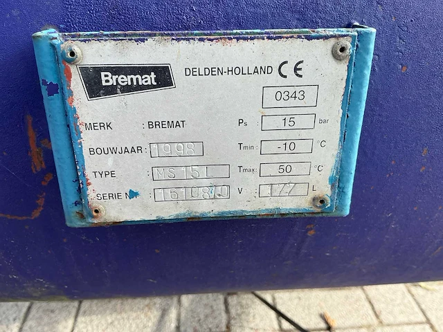 1998 bremat ms 15 l betonpomp - afbeelding 16 van  26