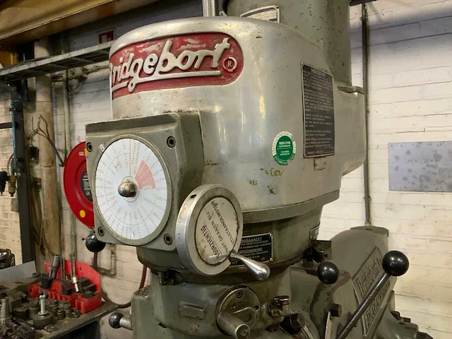 1998 bridgeport by adcock-shipley br2j universele freesmachine - afbeelding 13 van  14