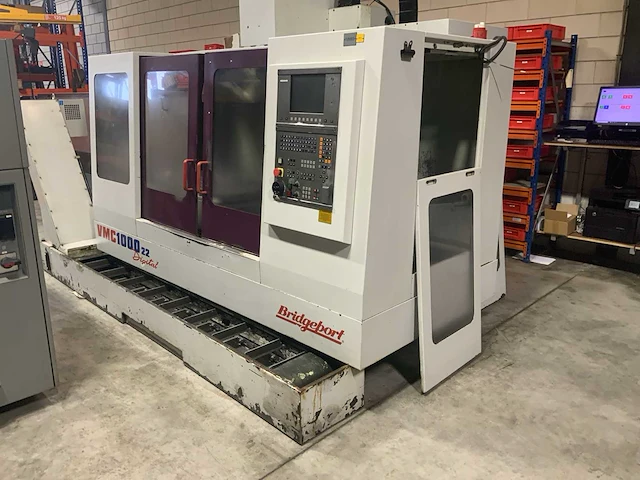 1998 bridgeport vmc 1000 22 digital 3-assig verticaal bewerkingscentrum - afbeelding 12 van  26