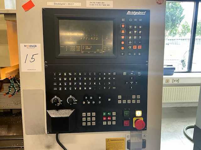 1998 bridgeport vmc500 16 cnc verticaal bewerkingscentrum - afbeelding 24 van  26
