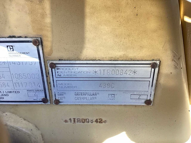 1998 caterpillar 438 c graaflaadmachine - afbeelding 25 van  25