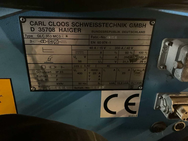 1998 cloos romat 310 lasrobot - afbeelding 3 van  15
