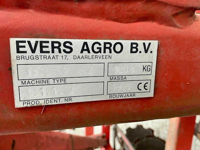 1998 evers skyros schijveneg met zaaibak - afbeelding 16 van  23