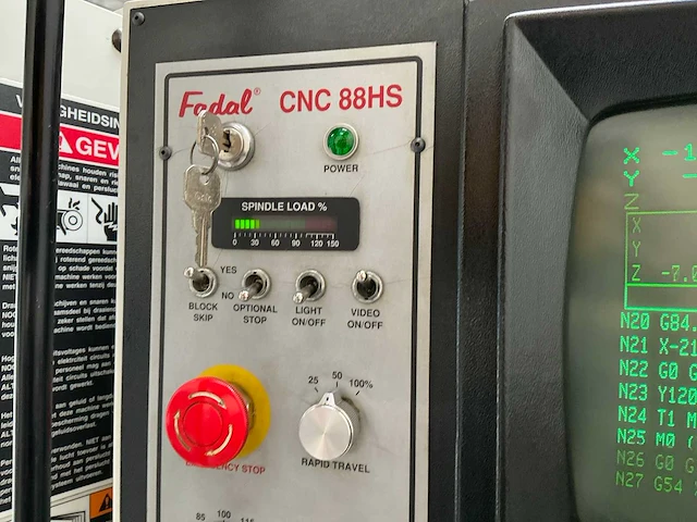 1998 fadal vmc15xt 914-15 cnc freesmachine - afbeelding 3 van  32
