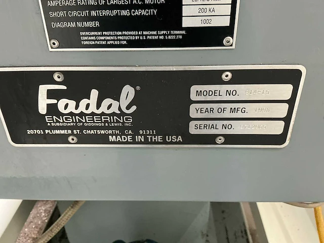 1998 fadal vmc15xt 914-15 cnc freesmachine - afbeelding 13 van  32
