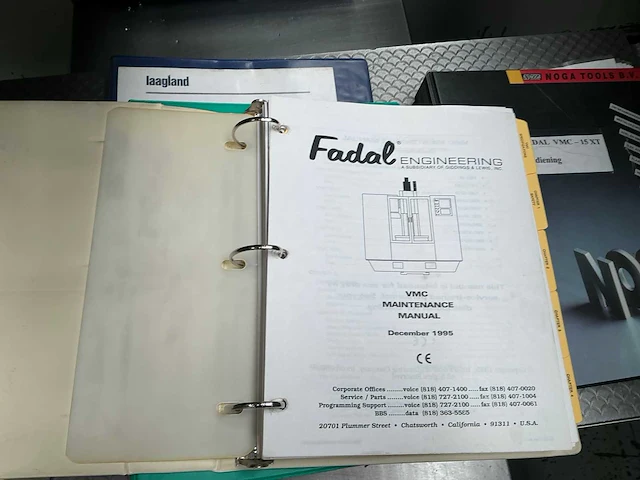 1998 fadal vmc15xt 914-15 cnc freesmachine - afbeelding 21 van  32