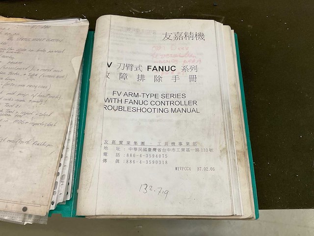 1998 feeler fv-1000a cnc freesmachine - afbeelding 17 van  25