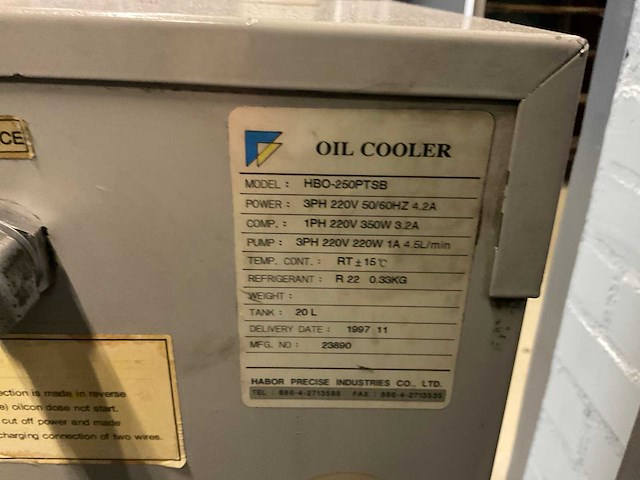 1998 feeler fv-1000a cnc freesmachine - afbeelding 21 van  25