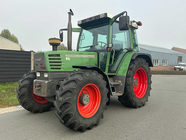 1998 fendt 308 turbomatik vierwielaangedreven landbouwtractor - afbeelding 1 van  40