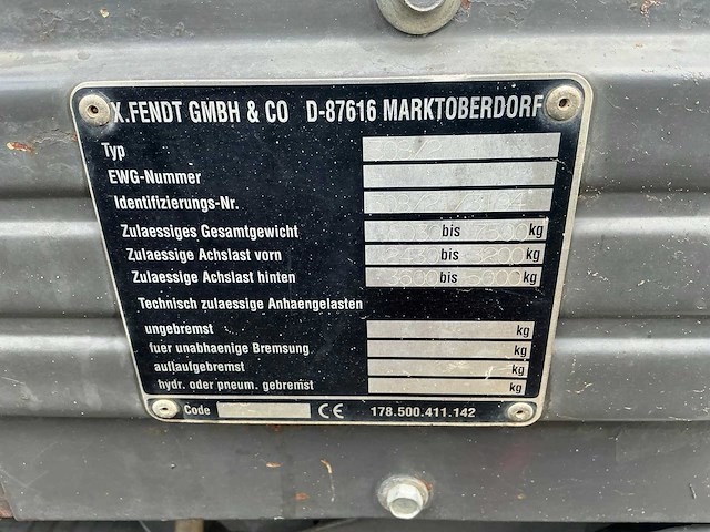 1998 fendt 308 turbomatik vierwielaangedreven landbouwtractor - afbeelding 33 van  40