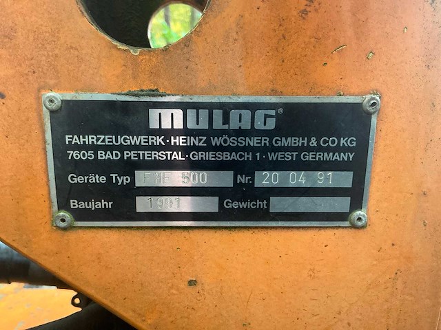 1998 fendt xylon 524 vierwielaangedreven landbouwtractor met mulag fme 500 klepelmaaier - afbeelding 2 van  58