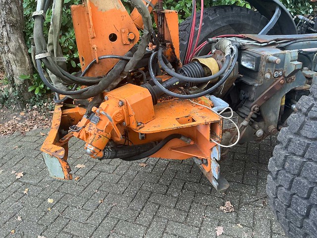 1998 fendt xylon 524 vierwielaangedreven landbouwtractor met mulag fme 500 klepelmaaier - afbeelding 6 van  58