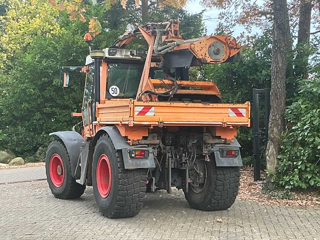 1998 fendt xylon 524 vierwielaangedreven landbouwtractor met mulag fme 500 klepelmaaier - afbeelding 17 van  58