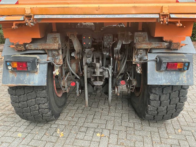 1998 fendt xylon 524 vierwielaangedreven landbouwtractor met mulag fme 500 klepelmaaier - afbeelding 27 van  58