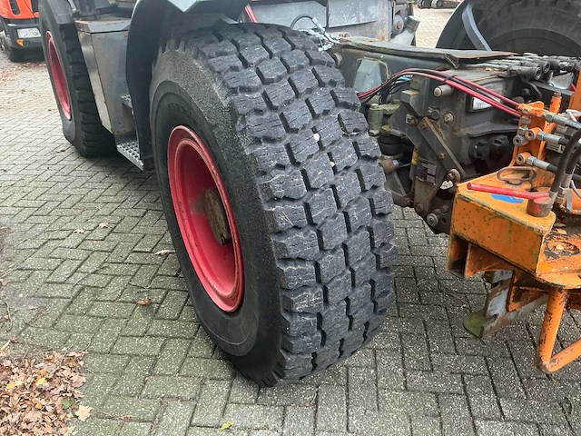 1998 fendt xylon 524 vierwielaangedreven landbouwtractor met mulag fme 500 klepelmaaier - afbeelding 10 van  58