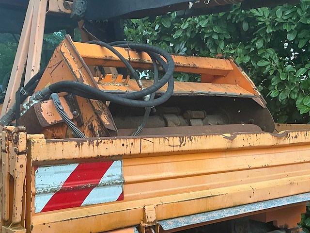 1998 fendt xylon 524 vierwielaangedreven landbouwtractor met mulag fme 500 klepelmaaier - afbeelding 15 van  58