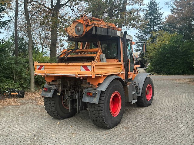 1998 fendt xylon 524 vierwielaangedreven landbouwtractor met mulag fme 500 klepelmaaier - afbeelding 18 van  58