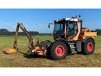 1998 fendt xylon 524 vierwielaangedreven landbouwtractor met mulag fme 500 klepelmaaier - afbeelding 12 van  58