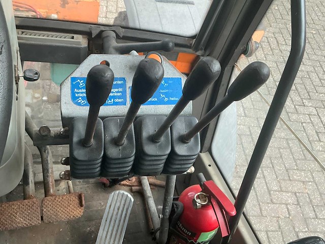 1998 fendt xylon 524 vierwielaangedreven landbouwtractor met mulag fme 500 klepelmaaier - afbeelding 39 van  58