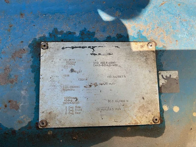 1998 genie ga-2646 hoogwerker - afbeelding 2 van  15