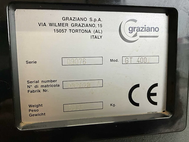 1998 graziano gt400 cnc draaibank - afbeelding 10 van  22