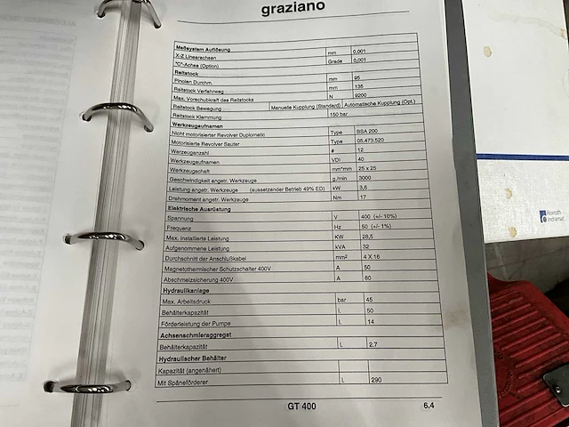 1998 graziano gt400 cnc draaibank - afbeelding 14 van  22