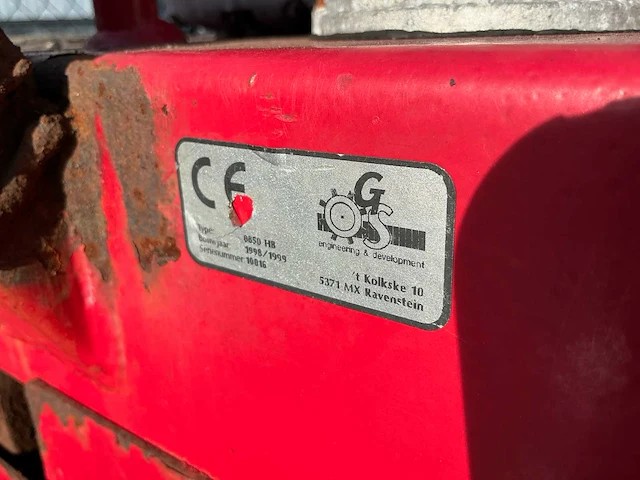 1998 gs 0850 veegmachine - afbeelding 8 van  16