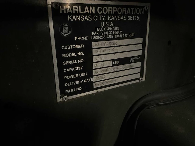 1998 harlan ghtab 40 warehouse tractor - afbeelding 9 van  15