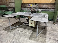 1998 harwi 625-m radiaalafkortzaagmachine v.v. aanbouwdeel - afbeelding 1 van  8