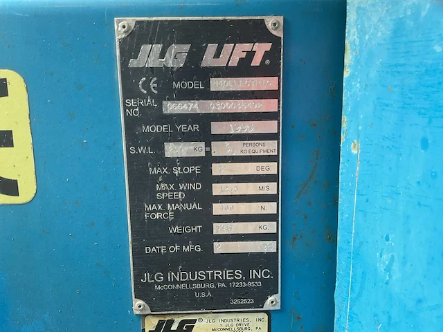 1998 jlg n 40 electric hoogwerker - afbeelding 2 van  10
