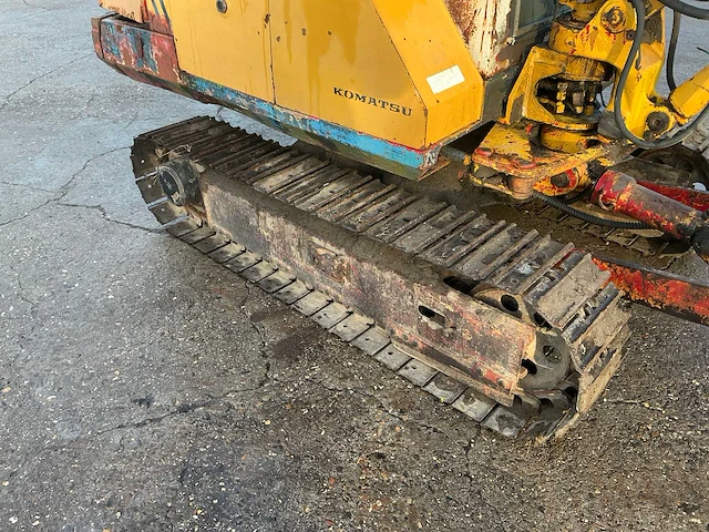 1998 komatsu pc30-5 minigraafmachine - afbeelding 9 van  37