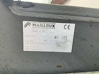 1998 mailleux mx100 voorlader met accessoires - afbeelding 2 van  25