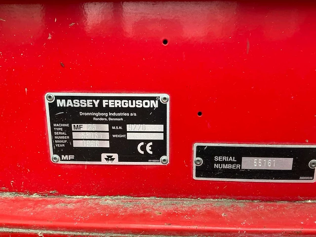 1998 massey ferguson mf30 maaidorser - afbeelding 29 van  64