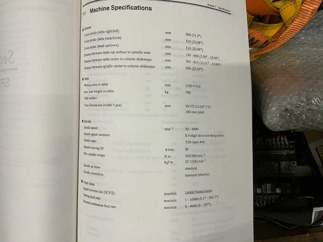 1998 masuura mc-800 vg cnc bewerkingscentrum - afbeelding 7 van  18