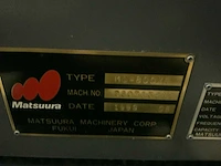 1998 matsuura mc-800vg cnc bewerkingscentrum - afbeelding 5 van  18