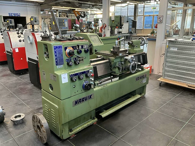1998 narvik cd 410 s universele draaibank - afbeelding 7 van  14