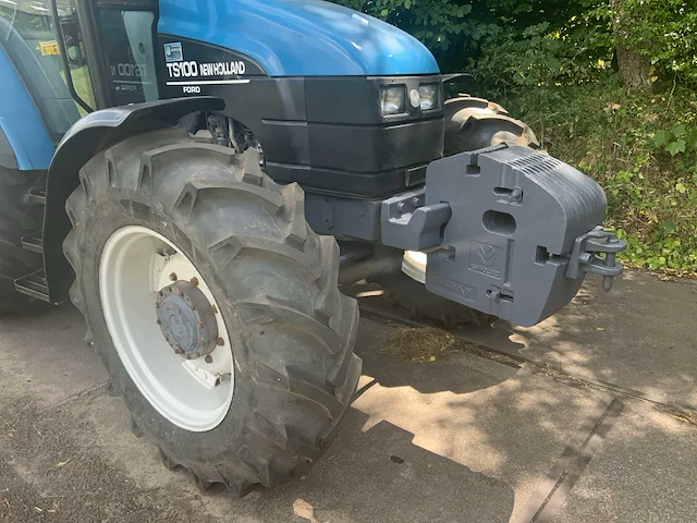 1998 new holland ts-100 vierwielaangedreven landbouwtractor - afbeelding 4 van  29