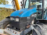 1998 new holland ts100 vierwielaangedreven landbouwtractor met bos maaiarm - afbeelding 27 van  52